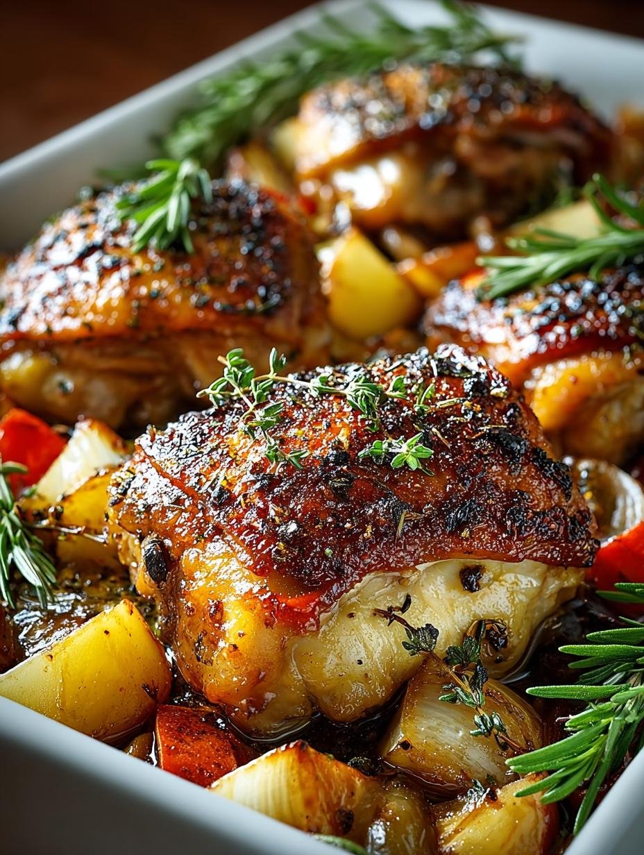 Herb Roasted Chicken Thighs