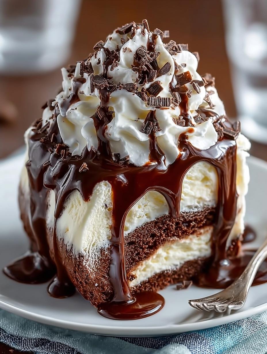 Hot Fudge Ice Cream Cake: 7 Irresistible Layers of Bliss - Hot Fudge Ice Cream - additional detail