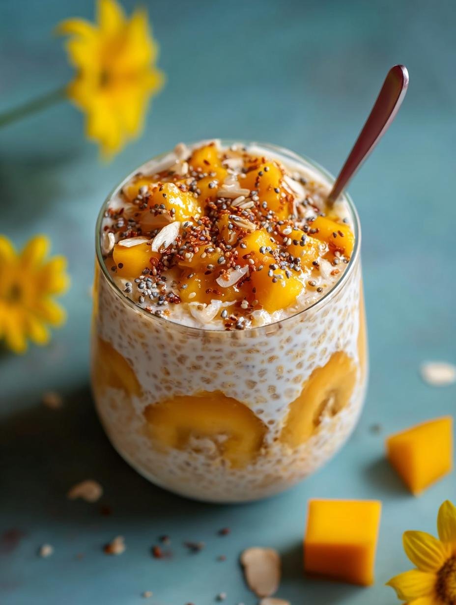 Mango Chutney Overnight Oats