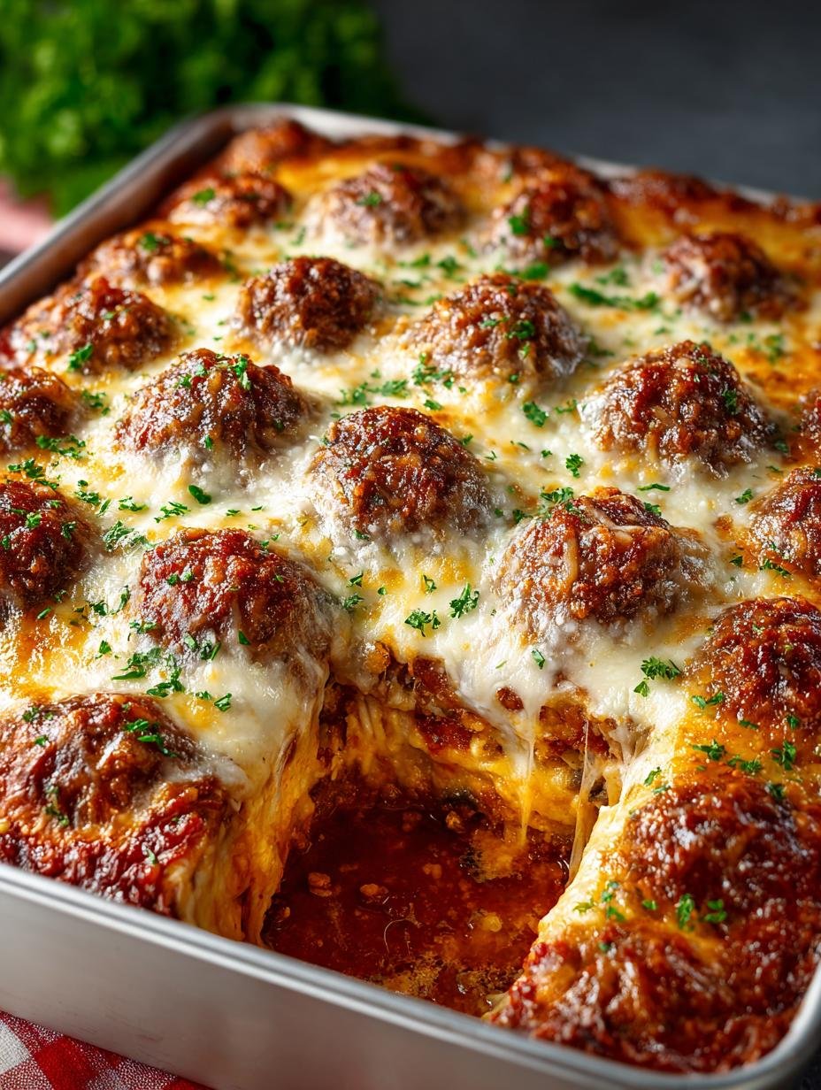 Meatball Sub Casserole