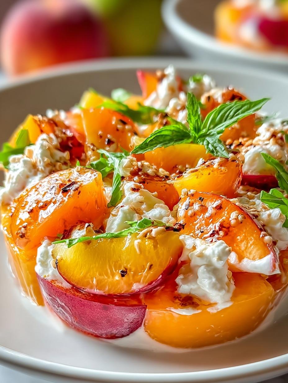 Millionaire Peach Salad