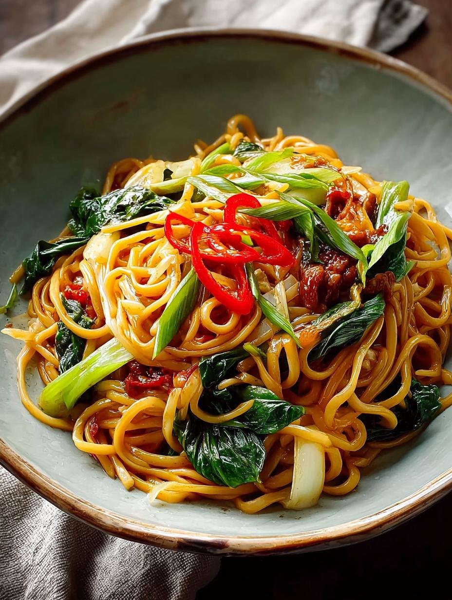 15 Min Chow Mein: A Quick Comfort for Dinner - Min Chow Mein - additional detail