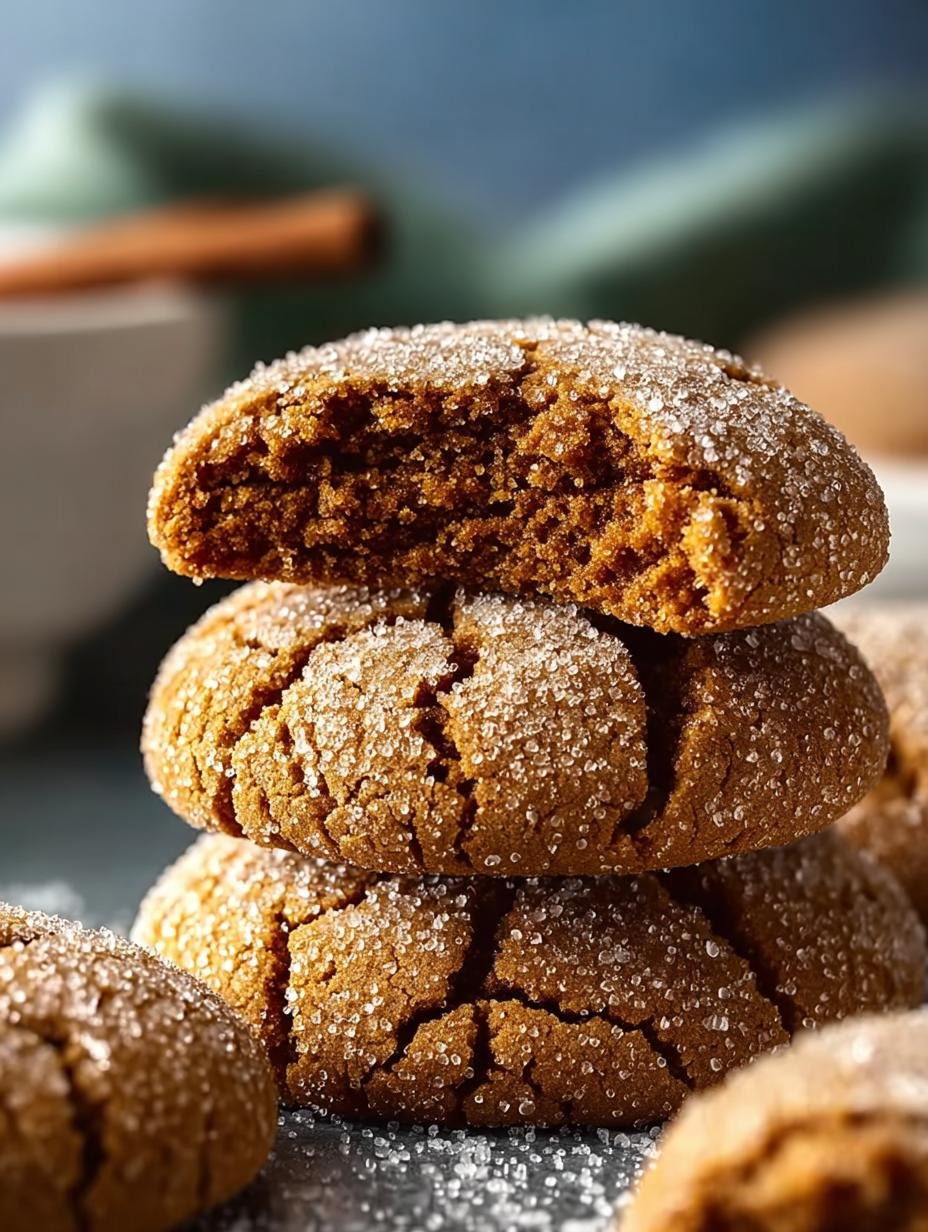Decadent Molasses Crinkle Cookies to Delight You - Molasses Crinkle Cookies - main visual representation
