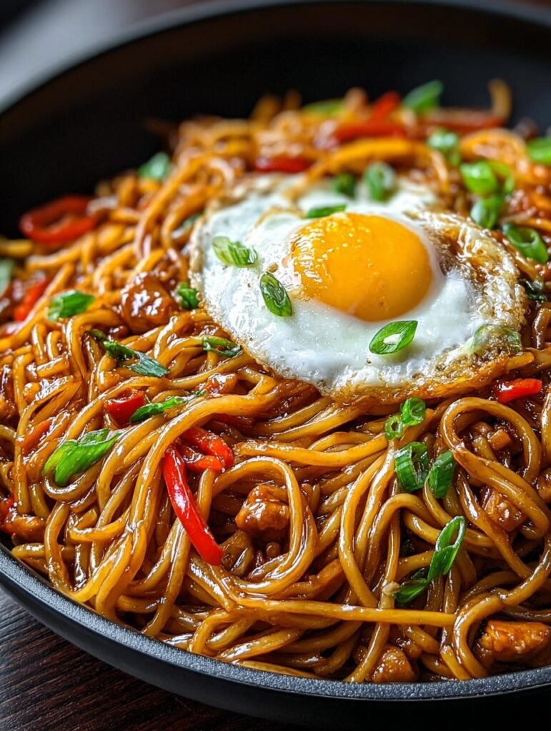 One Pot Teriyaki Noodles