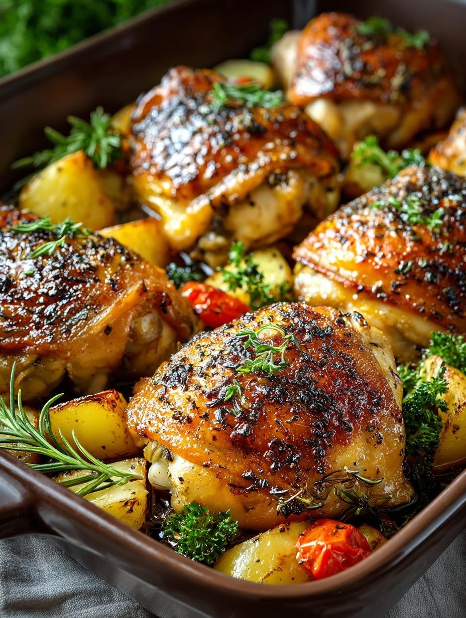 Oven Baked Chicken Thighs: 8 Crispy Secrets to Perfection - Oven Baked Chicken Thighs - main visual representation