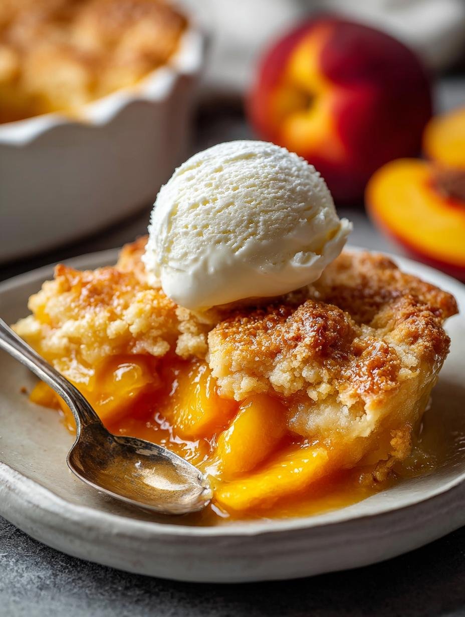 Delicious Peach Cobbler: 5 Steps to Southern Perfection - Peach Cobbler - main visual representation