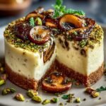 Pistachio Mushroom Cheesecake