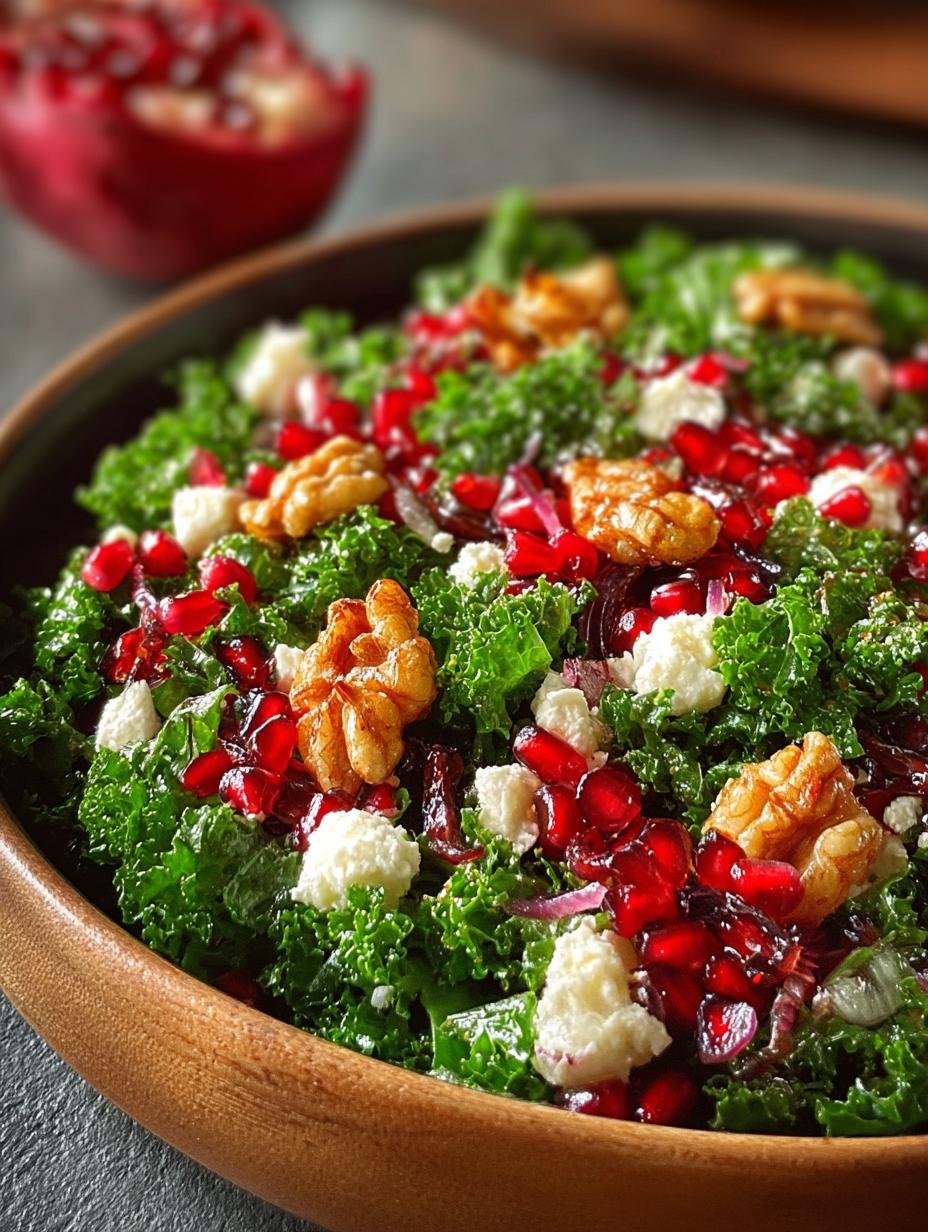 Pomegranate Kale Salad