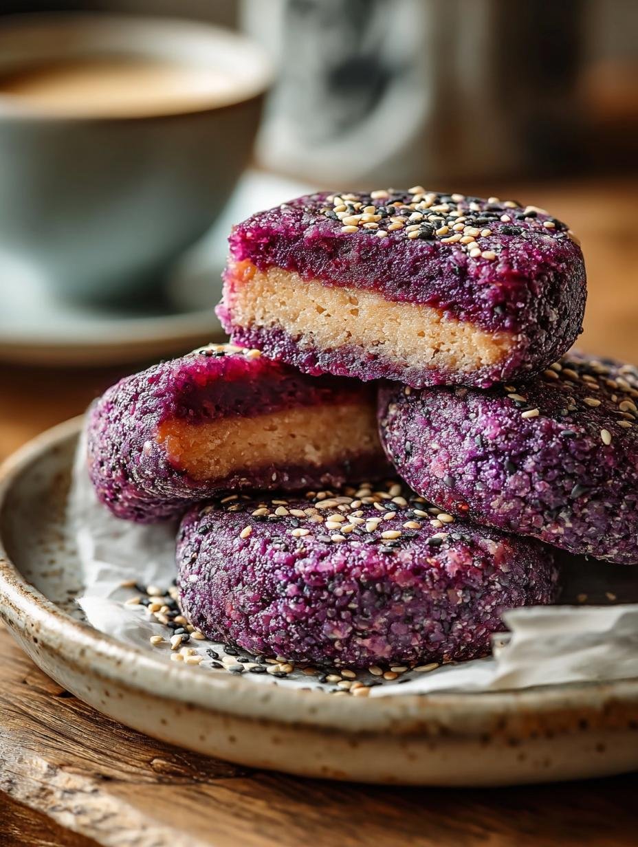 Delicious Purple Sweet Potato Cakes: A Healthy Snack - Purple Sweet Potato Cakes - main visual representation