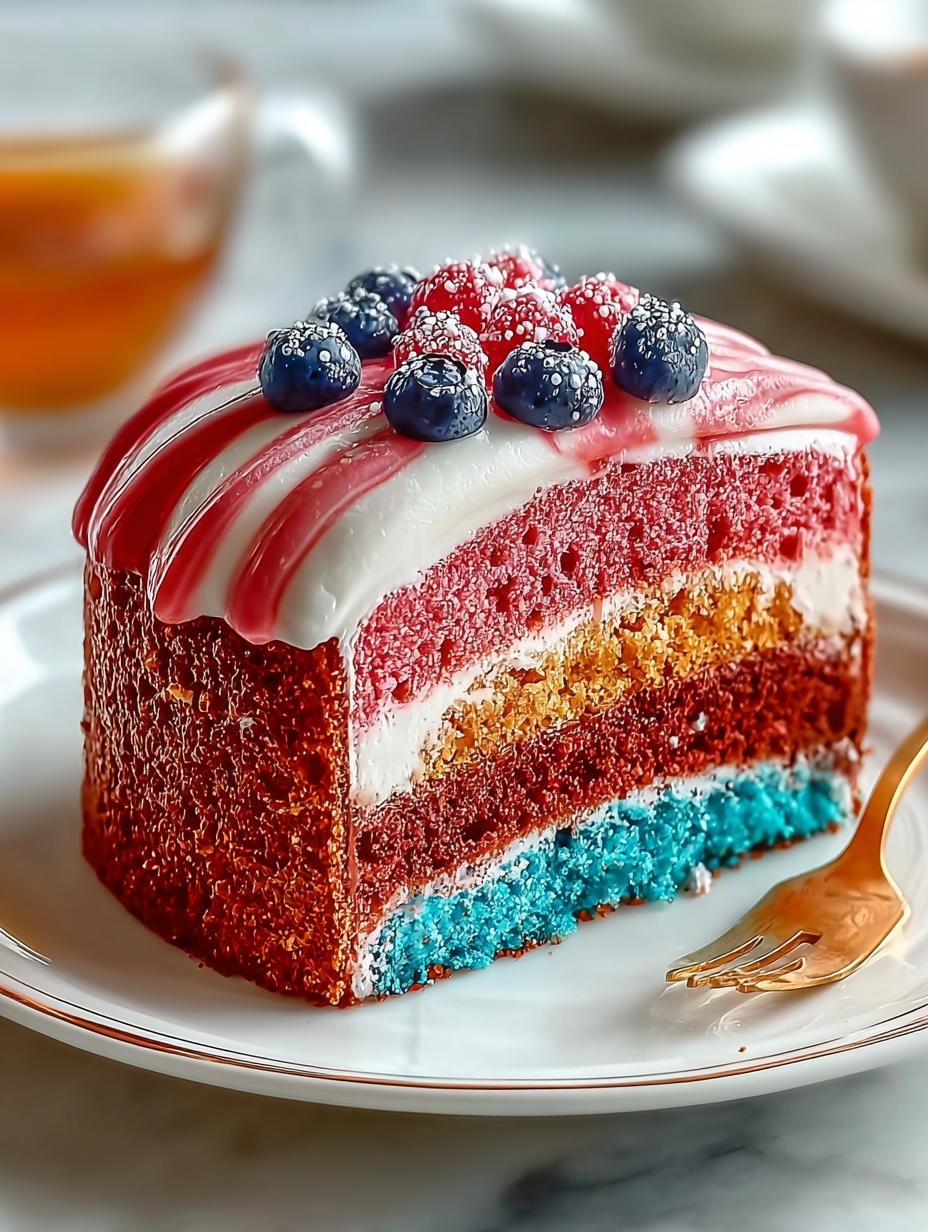 Delicious Red White Blue Marble Cake Recipe for Every Celebration - Red White Blue Marble - additional detail