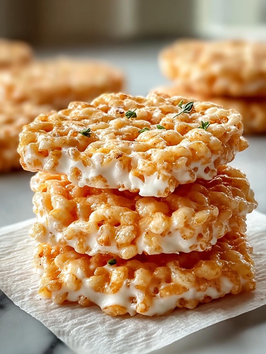 Rice Krispie Cheese Crackers: 5 Savory Snack Ideas - Rice Krispie Cheese Crackers - additional detail