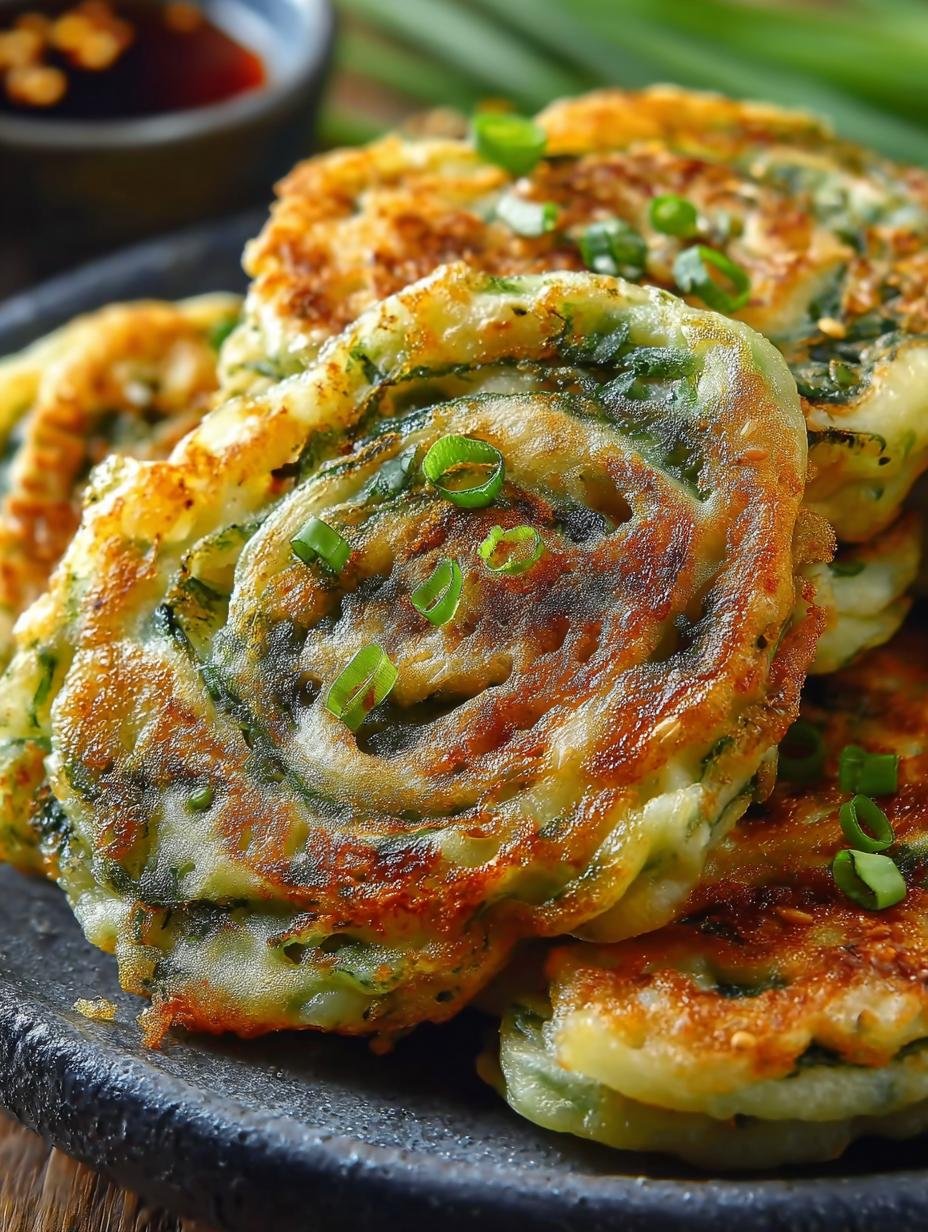 Rice Paper Scallion Pancakes