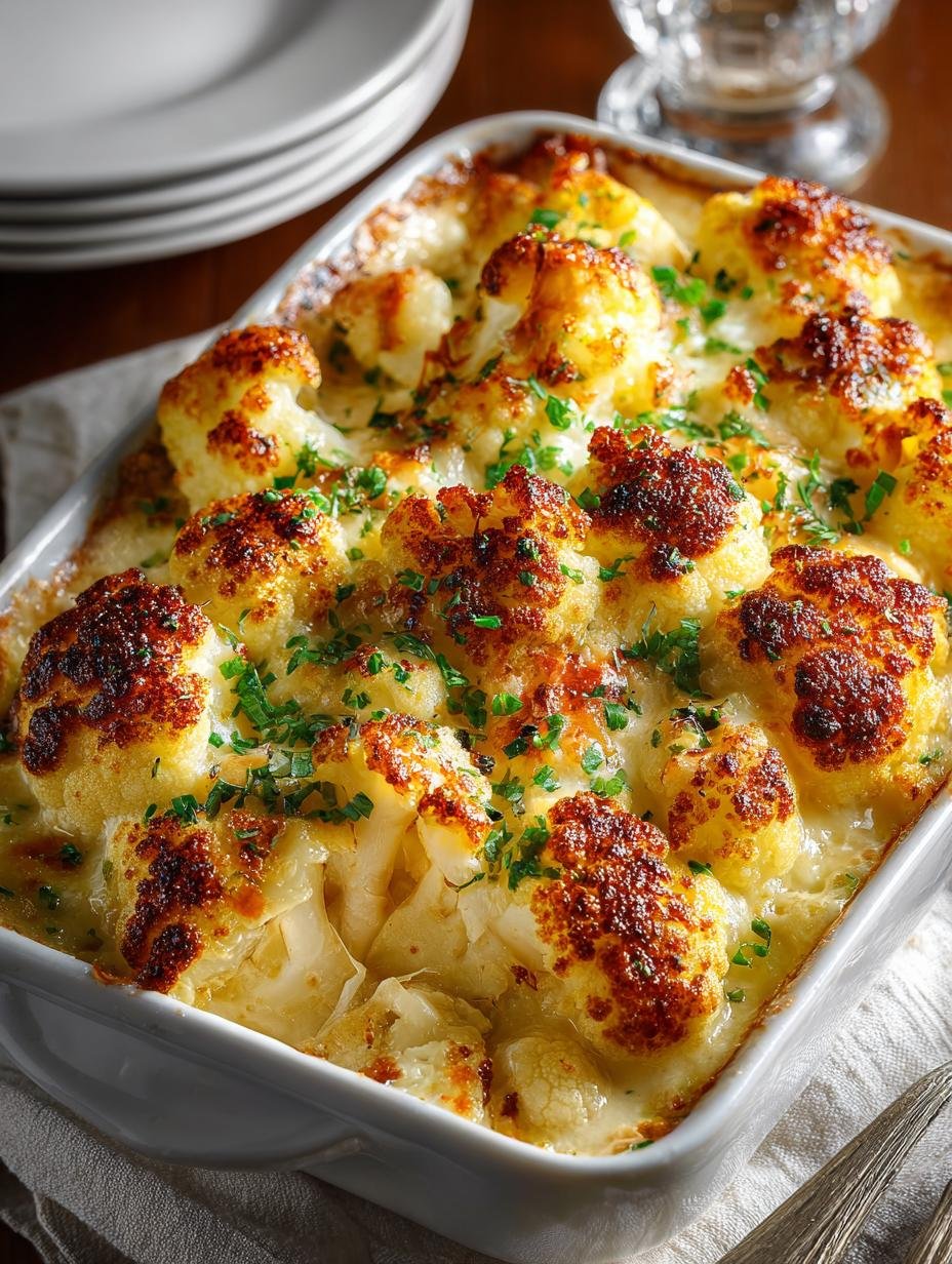 Roasted Cauliflower with Cheese: 5 Amazing Variations - Roasted Cauliflower with Cheese - additional detail