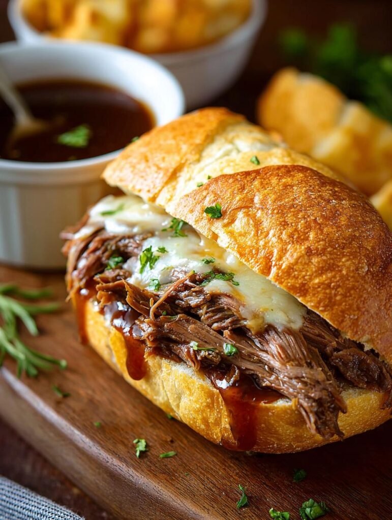 Slow Cooker French Dip