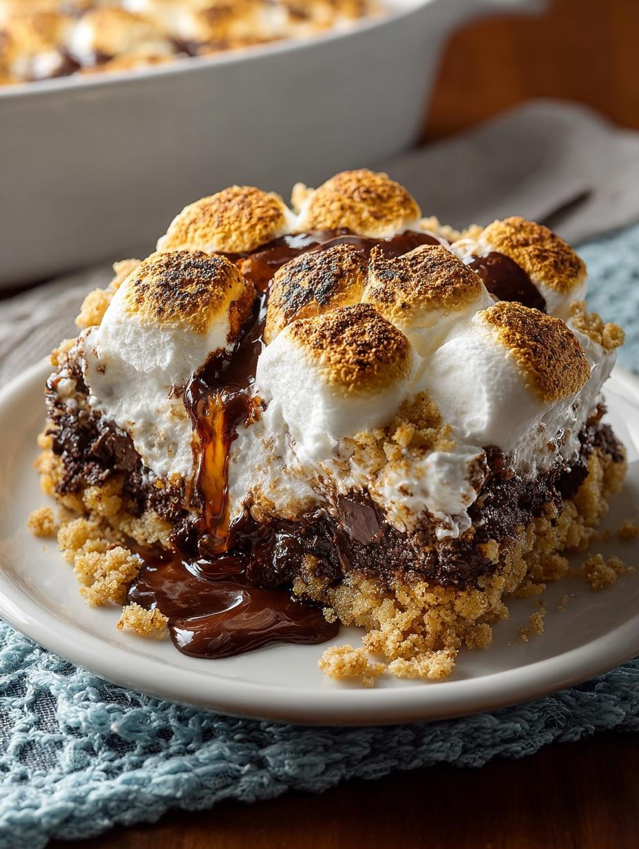 Smores Casserole: 5 Layered Delights for Sweet Moments - Smores Casserole - additional detail