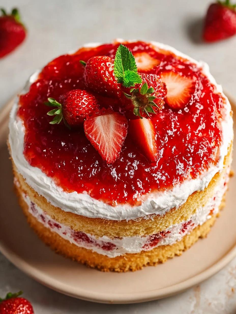 Delicious Strawberry Cake Filling for Irresistible Desserts - Strawberry Cake Filling - main visual representation