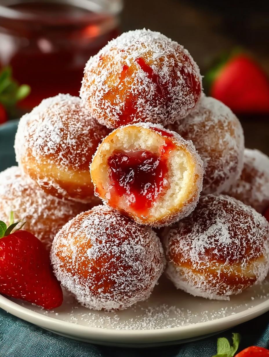 Delightful Strawberry Donut Holes to Savor Every Bite - Strawberry Donut Holes - additional detail