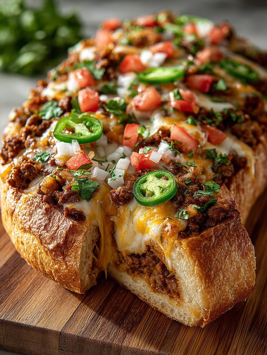 Taco Stuffed Bread: 5 Cheesy Reasons to Try This Delight - Taco Stuffed Bread - additional detail