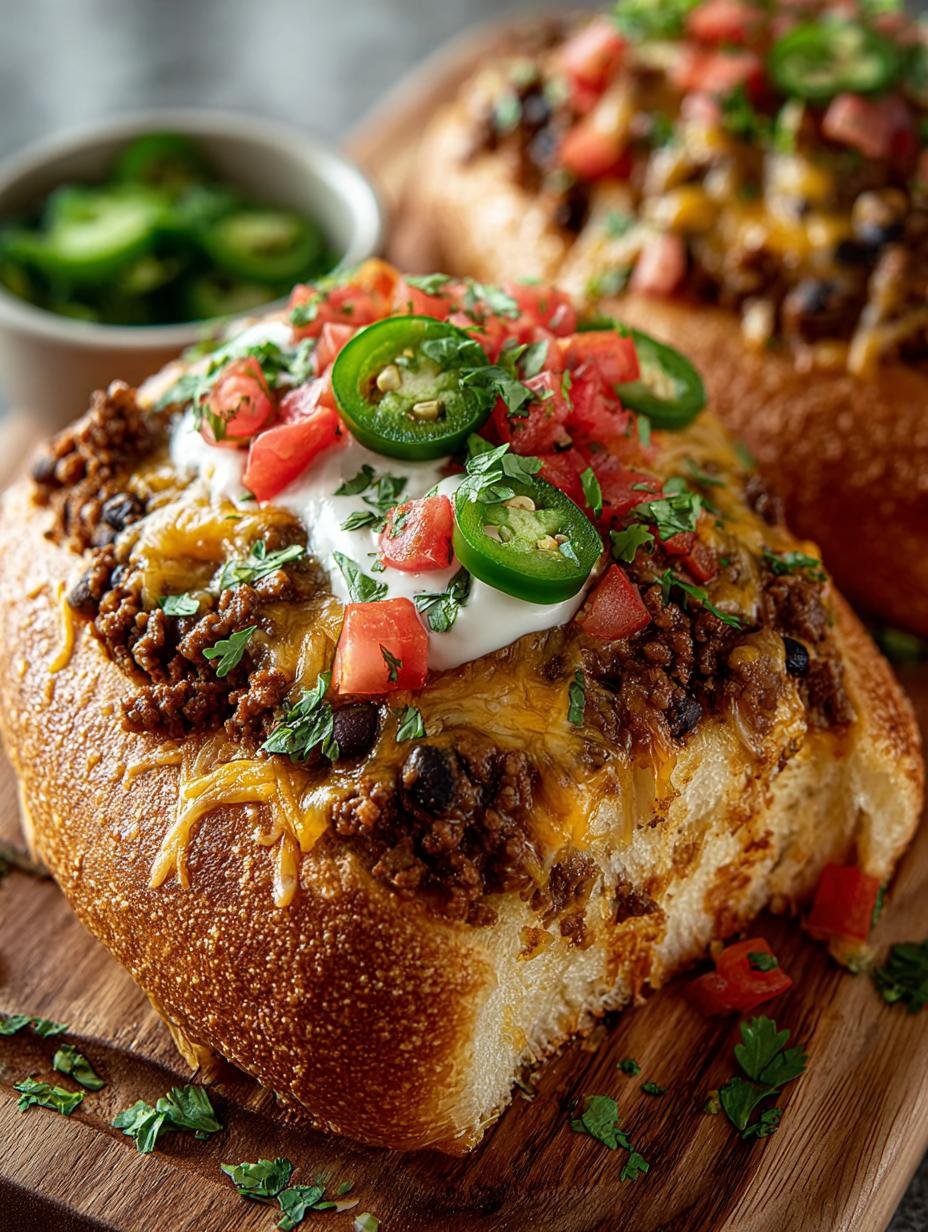 Taco Stuffed Bread