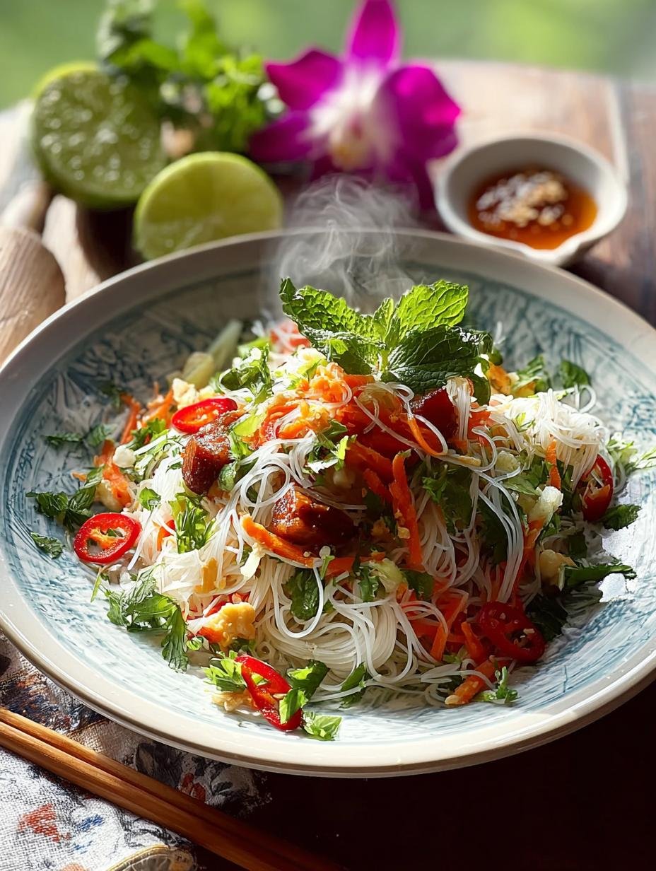 Thai Vermicelli Noodle Salad: 5 Fresh & Crunchy Ideas - Thai Vermicelli Noodle Salad - main visual representation
