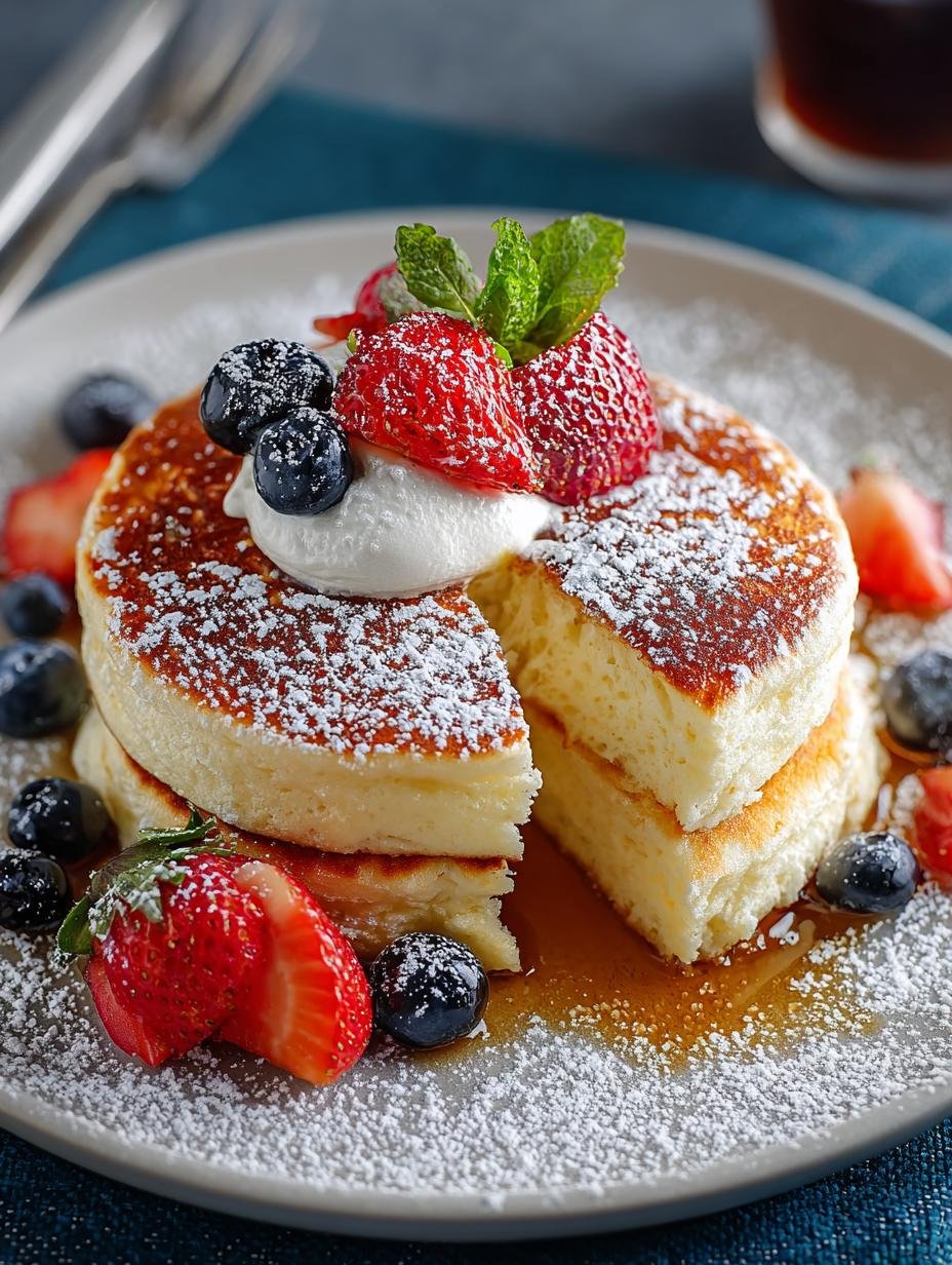 These Souffle Pancakes Are Light, Fluffy, and Irresistible - These Souffle Pancakes Are - additional detail