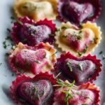 Beet Heart Ravioli