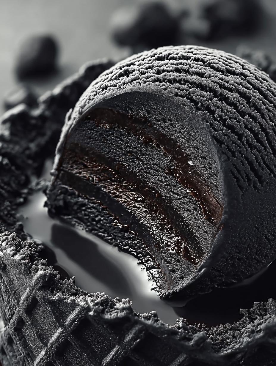 Creamy Black Licorice Ice Cream for Adventurous Tastebuds - Black Licorice Ice Cream - main visual representation