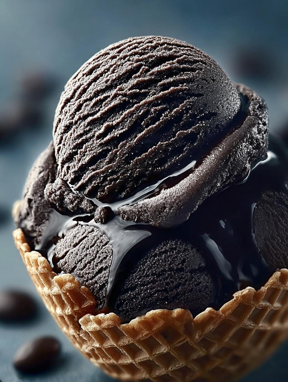Creamy Black Licorice Ice Cream for Adventurous Tastebuds - Black Licorice Ice Cream - additional detail