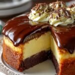 Boston Cream Pie Cheesecake