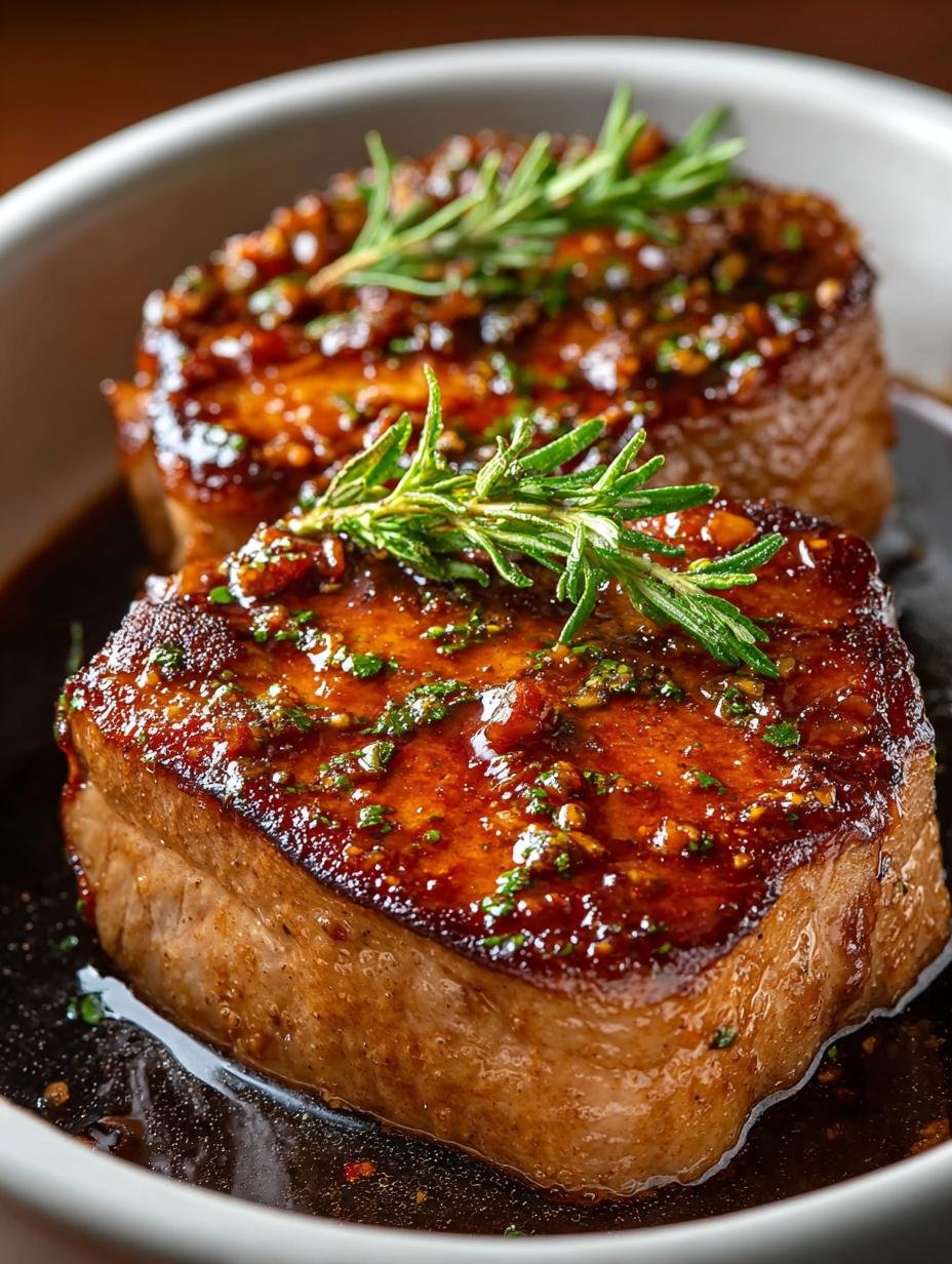 Savor 4 Irresistible Brown Sugar Garlic Pork Chops - Brown Sugar Garlic Pork - additional detail