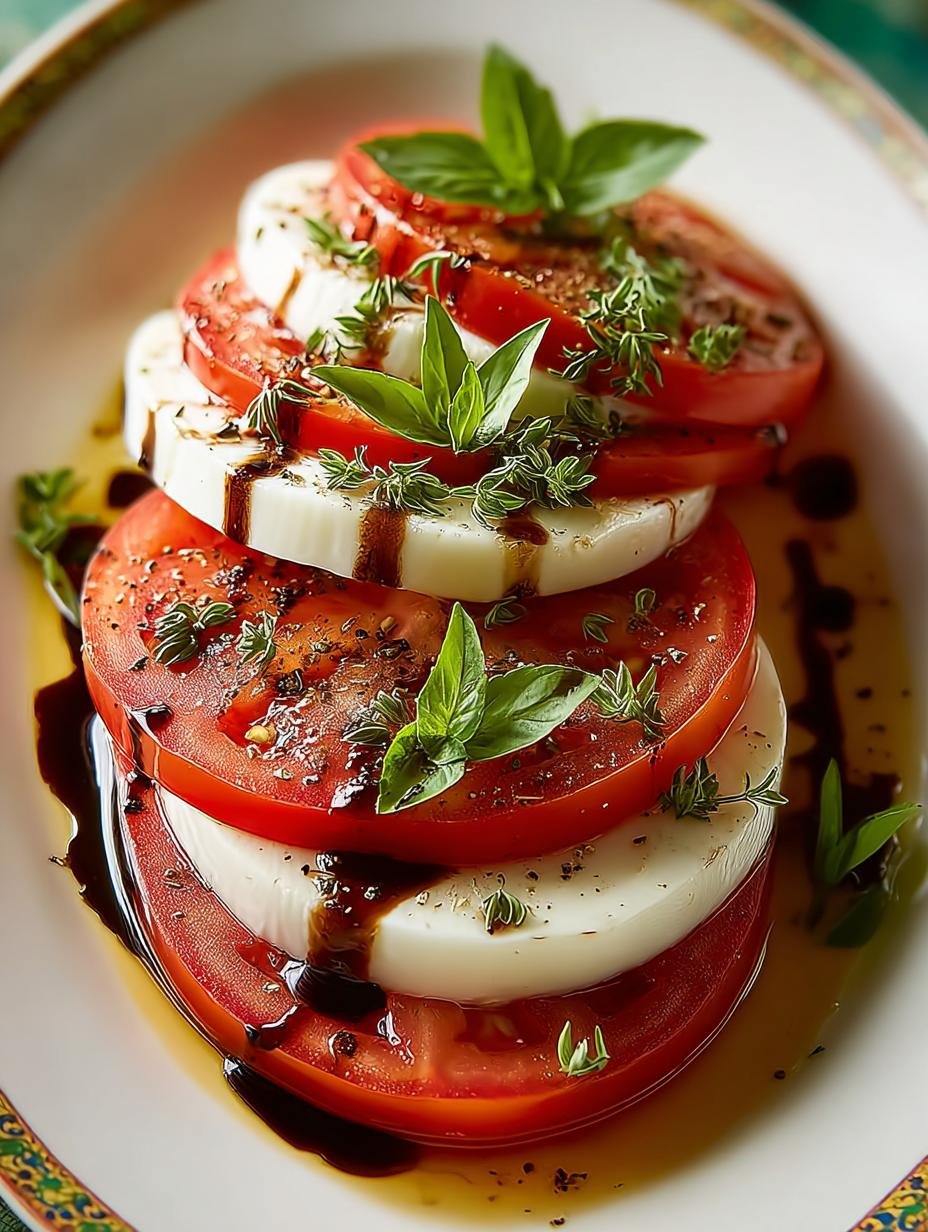 Caprese Salad with Balsamic