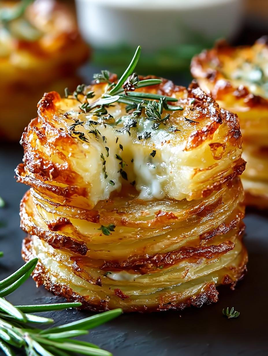 Cheesy Potato Stacks: 7 Irresistible Layers of Comfort - Cheesy Potato Stacks - main visual representation