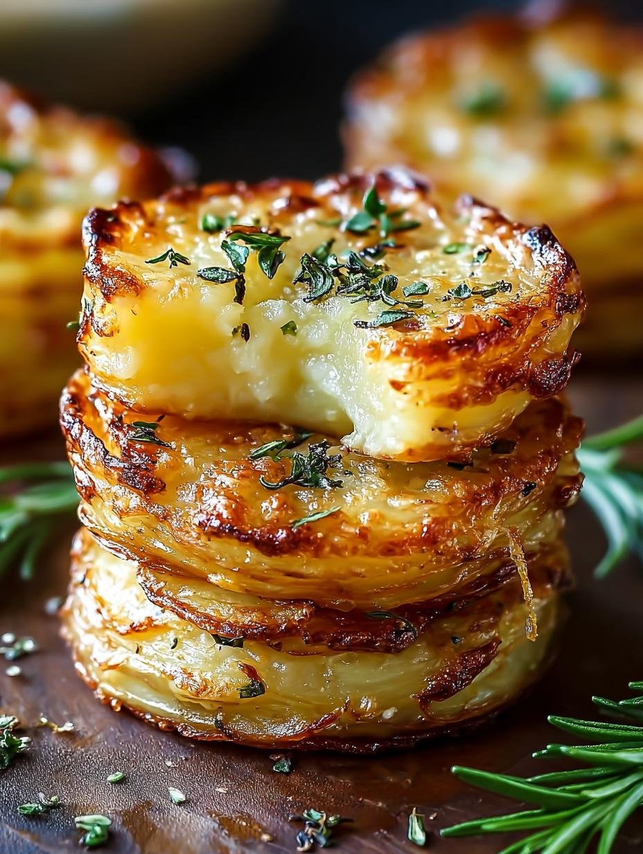 Cheesy Potato Stacks: 7 Irresistible Layers of Comfort - Cheesy Potato Stacks - additional detail