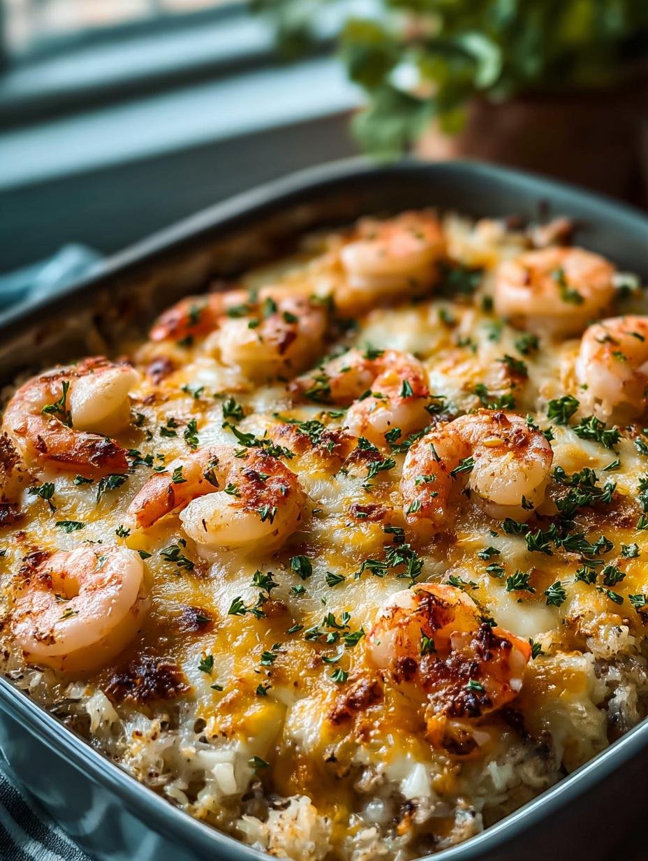 Cheesy Shrimp Casserole