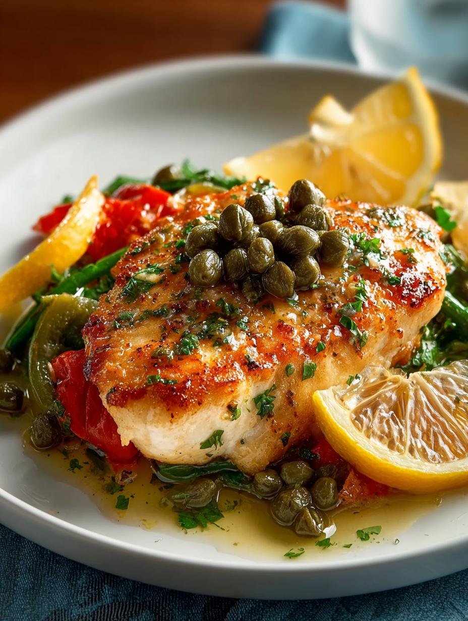 Mouthwatering Chicken Piccata with Capers for Dinner - Chicken Piccata with Capers - main visual representation