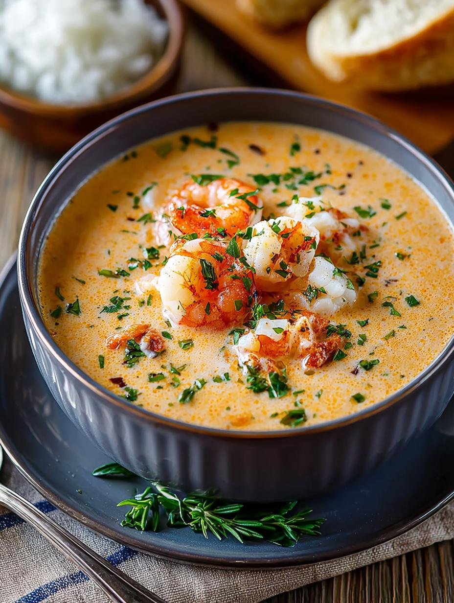 Crab Shrimp Seafood Bisque: 30-Minute Comfort Food Delight - Crab Shrimp Seafood Bisque - additional detail