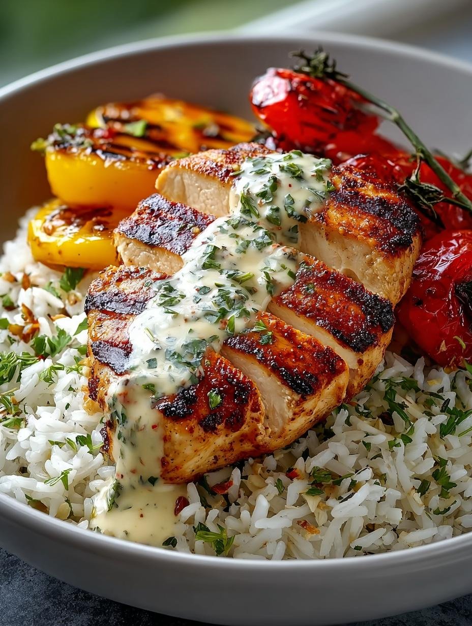 Creamy Grilled Chicken with