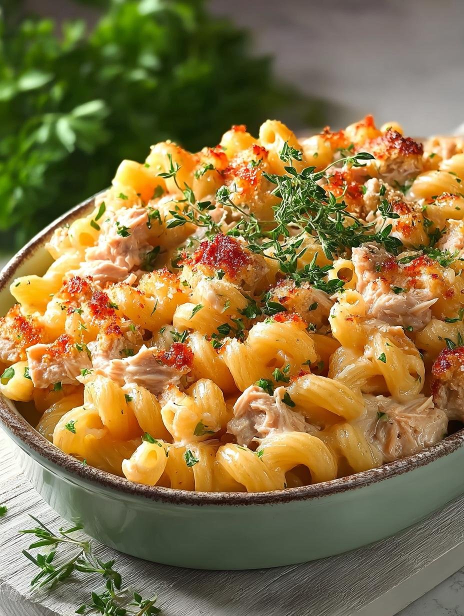 Creamy Tuna Macaroni: A Comforting 6-Ingredient Delight - Creamy Tuna Macaroni - main visual representation