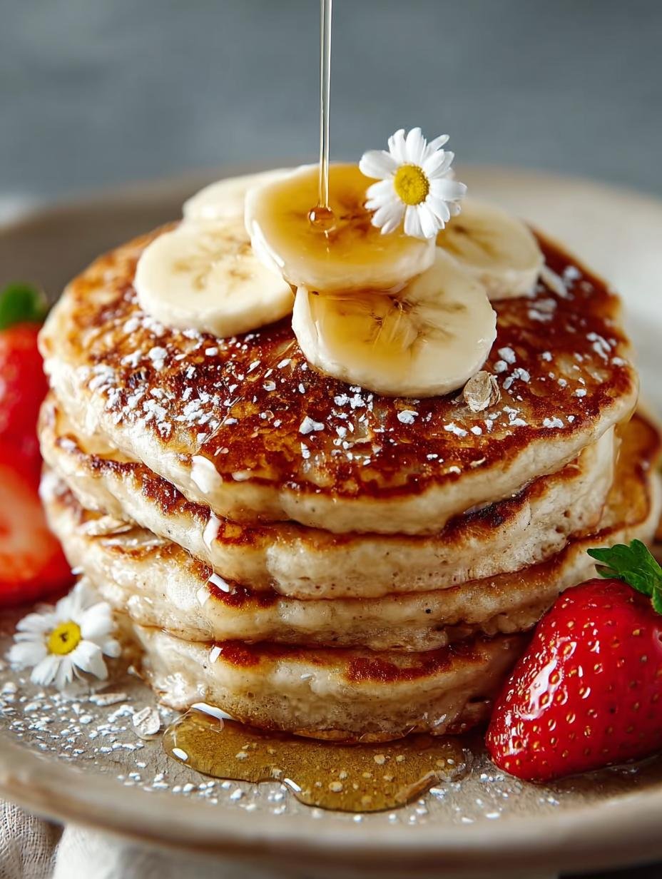 Fluffy Oatmeal Pancakes