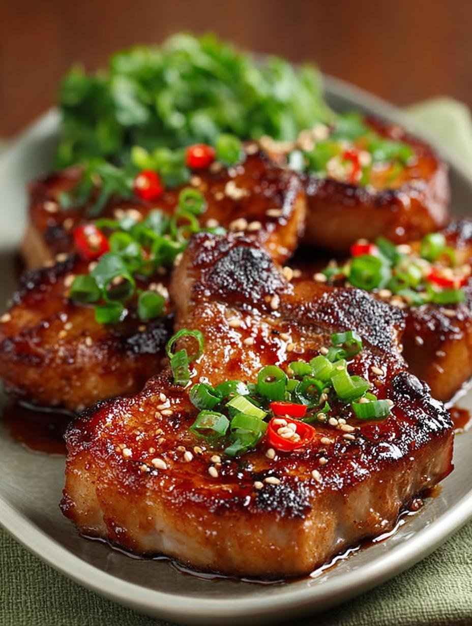 Savory Korean Pork Chops in 30 Minutes for Dinner - Korean Pork Chops - additional detail