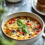 Mediterranean Orzo Soup