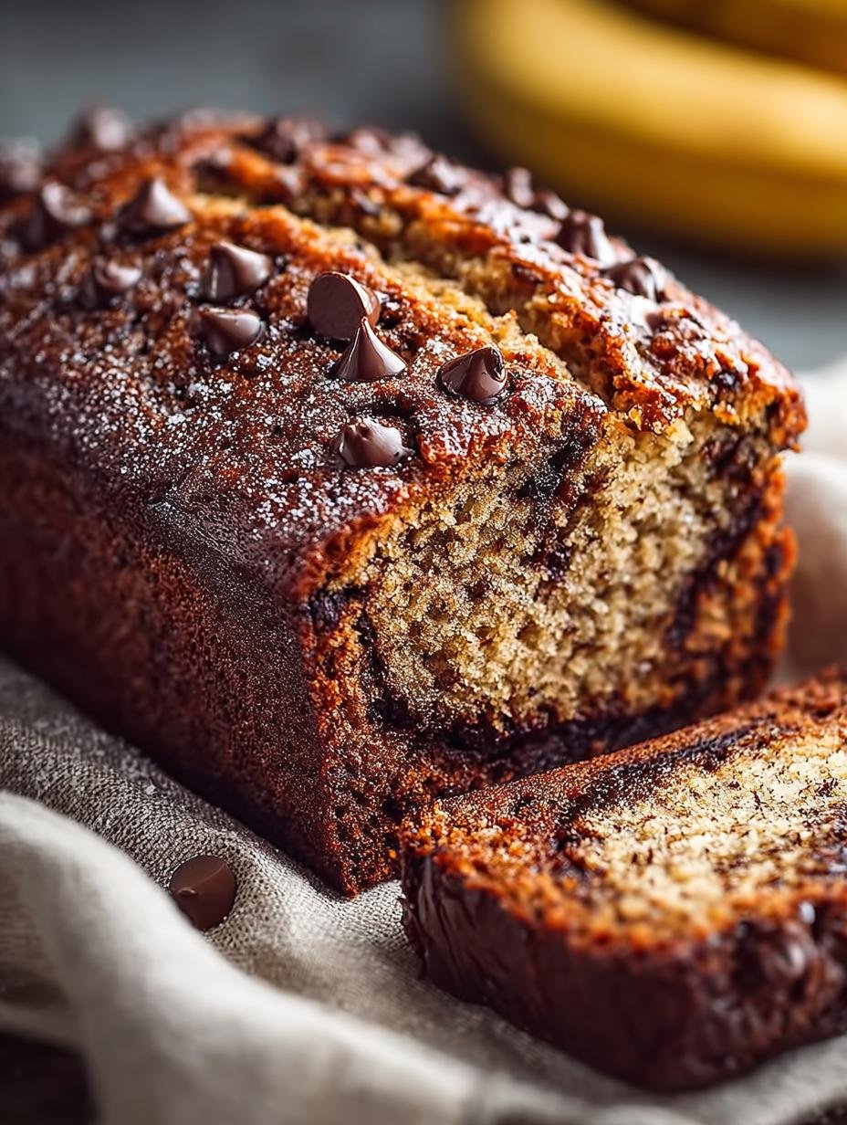 Moist Chocolate Chip Banana Bread That Will Delight You - Moist Chocolate Chip Banana - main visual representation