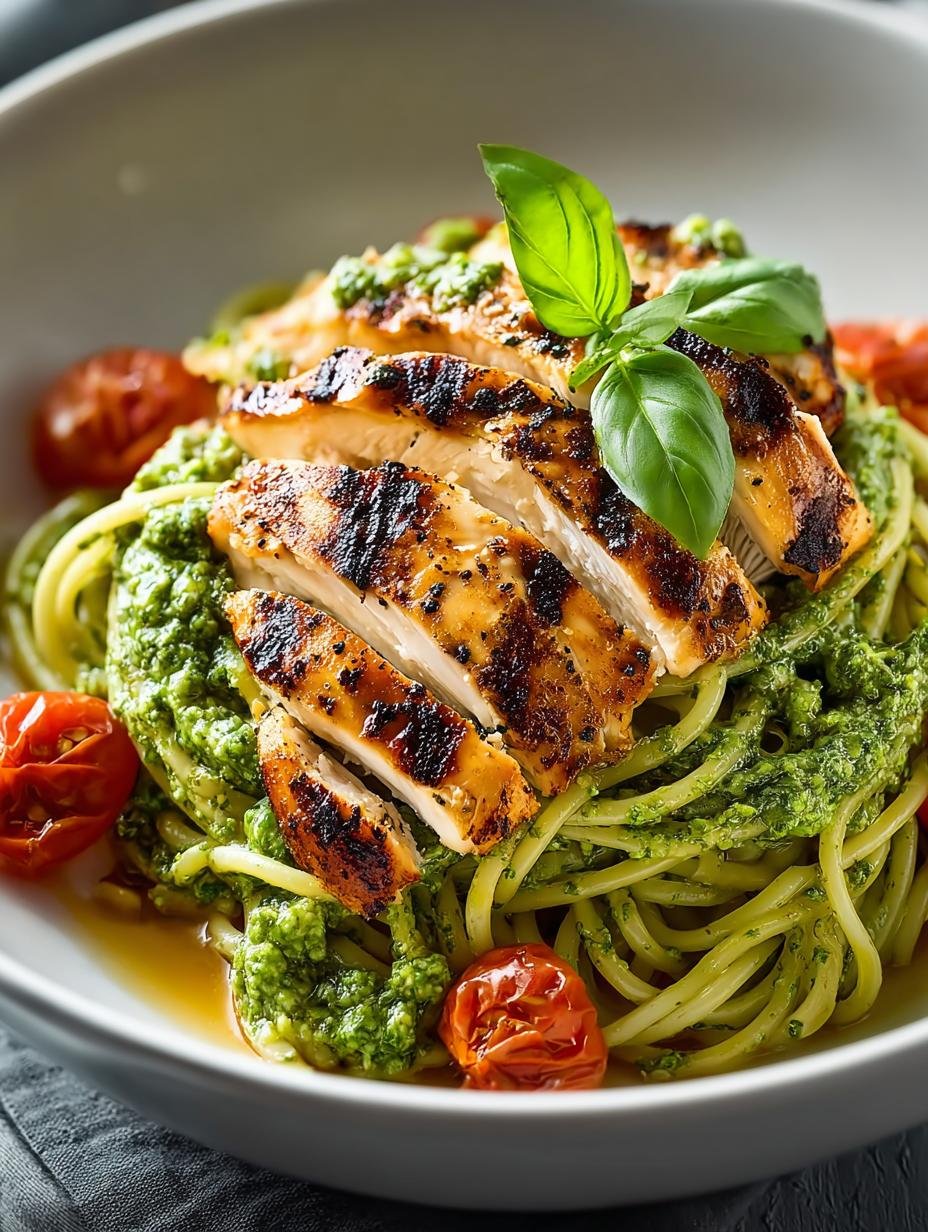 Perfect Pesto Pasta with Grilled Chicken for Cozy Nights - Pesto Pasta with Grilled - main visual representation