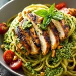 Pesto Pasta with Grilled