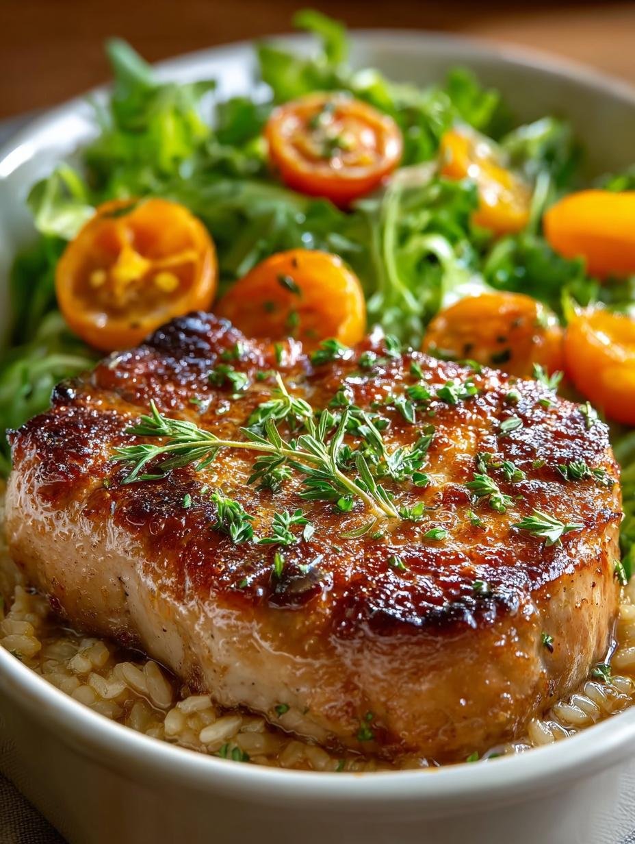 Comforting Pork Chop Casserole with Rice for Family Nights - Pork Chop Casserole with - main visual representation