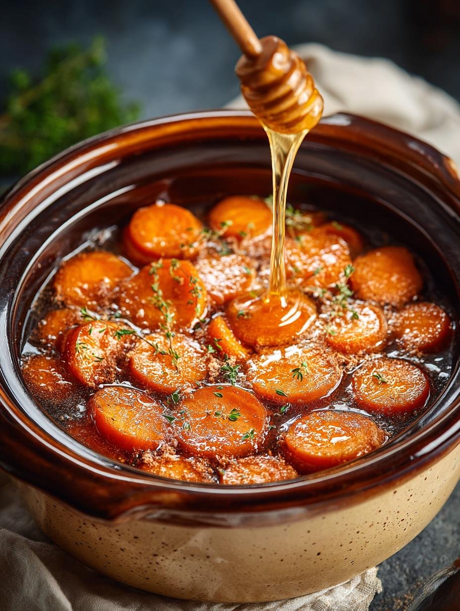 Slow Cooker Amish Honey Glazed Carrots Recipe - Slow Cooker Amish Honey - additional detail