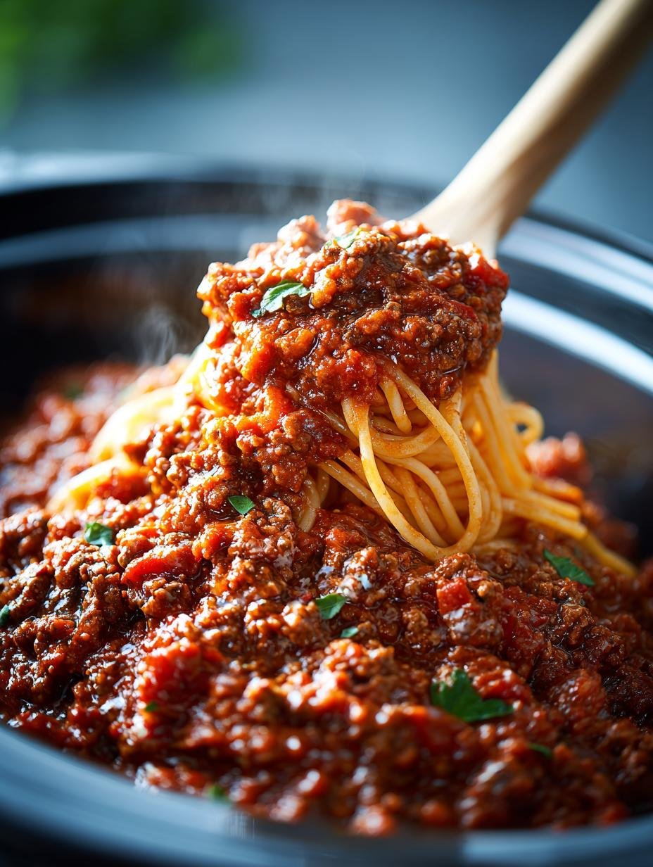 Delicious Slow Cooker Freezer Spaghetti for Busy Nights - Slow Cooker Freezer Spaghetti - additional detail