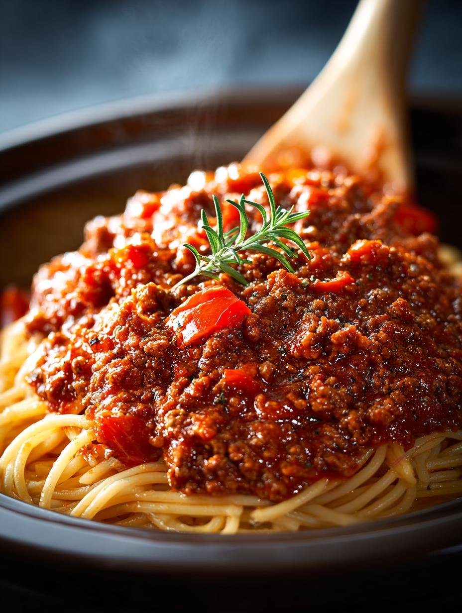 Slow Cooker Freezer Spaghetti
