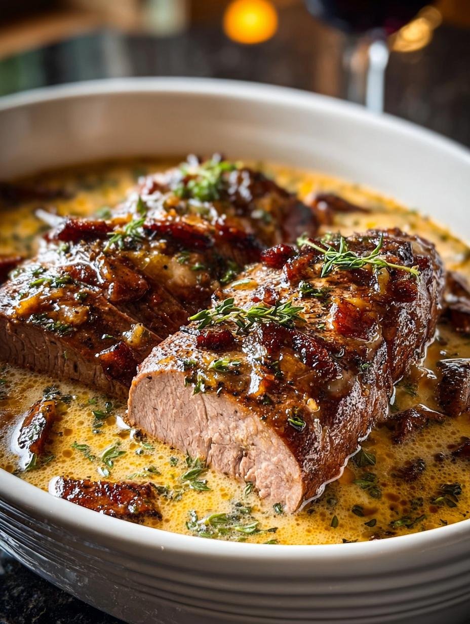 Slow Cooker Maple Dijon Pork Tenderloin Delight - Slow Cooker Maple Dijon - additional detail
