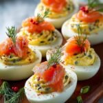 Smoked Salmon Deviled Eggs